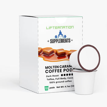 LifterNation Molten Caramel 12 Coffee Pods (Dark Roast) Coffee & Tea LifterNation Supplements