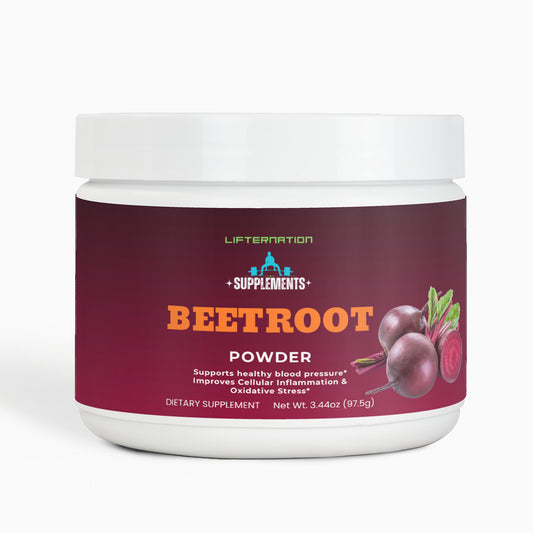 LifterNation Beetroot Powder (2875mg) Post-Workout Recovery LifterNation Supplements