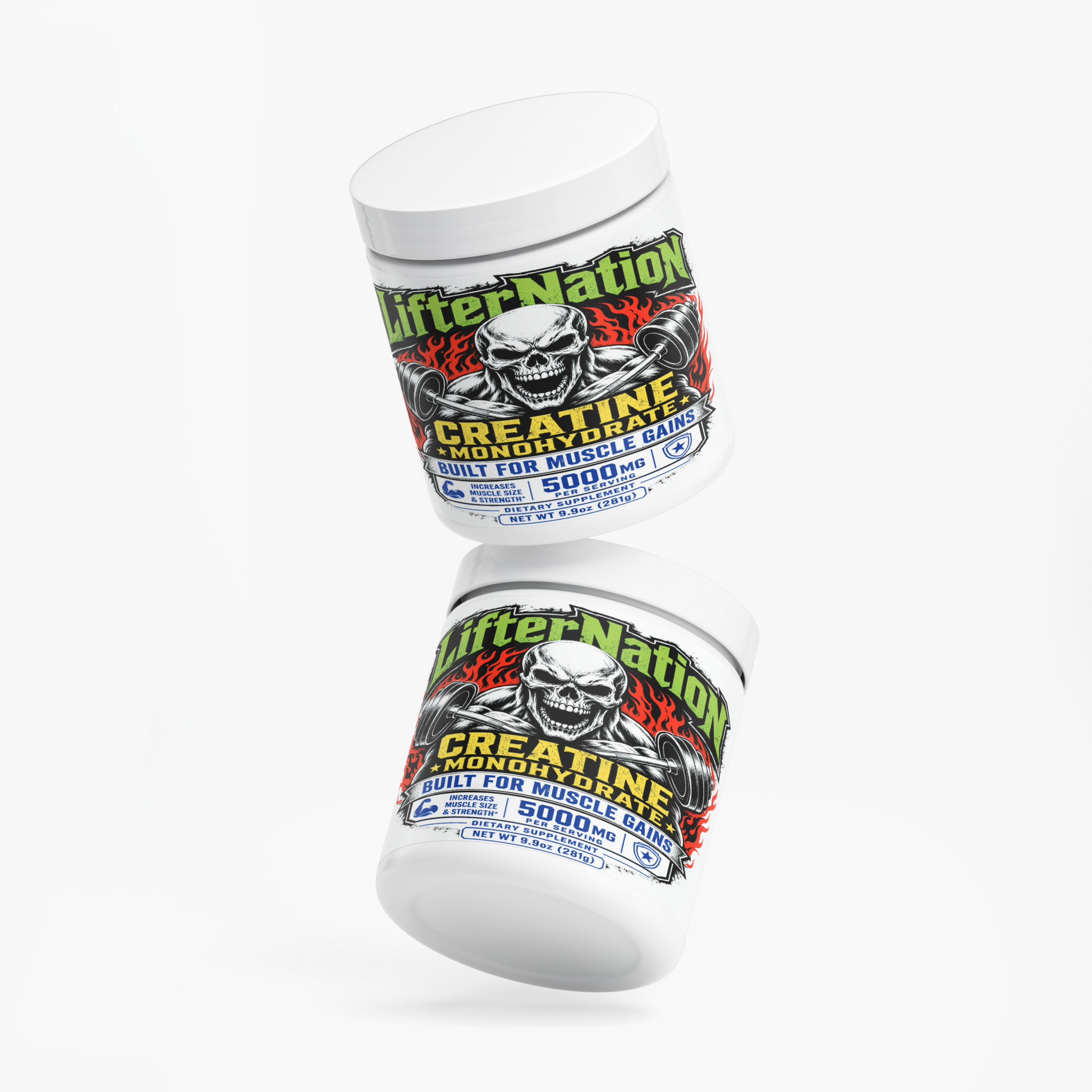 LifterNation Creatine Built for Muscle Gains (5000mg) Amino Acids & Blends LifterNation Supplements