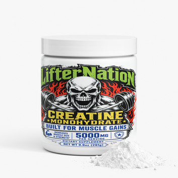 LifterNation Creatine Built for Muscle Gains (5000mg) Amino Acids & Blends LifterNation Supplements
