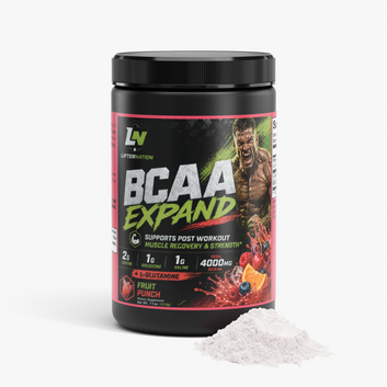 LifterNation BCAA Expand Muscle Building Powder (Fruit Punch) Amino Acids & Blends LifterNation Supplements