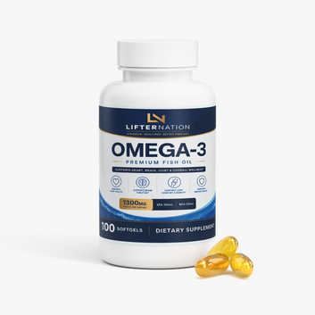 LifterNation Omega-3 Plus EPA & DHA (1300mg) Specialty Supplements LifterNation Supplements