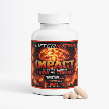 LifterNation Impact 1505mg (60 Capsules) Natural Extracts LifterNation Supplements