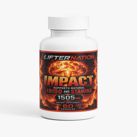 LifterNation Impact 1505mg (60 Capsules) Natural Extracts LifterNation Supplements