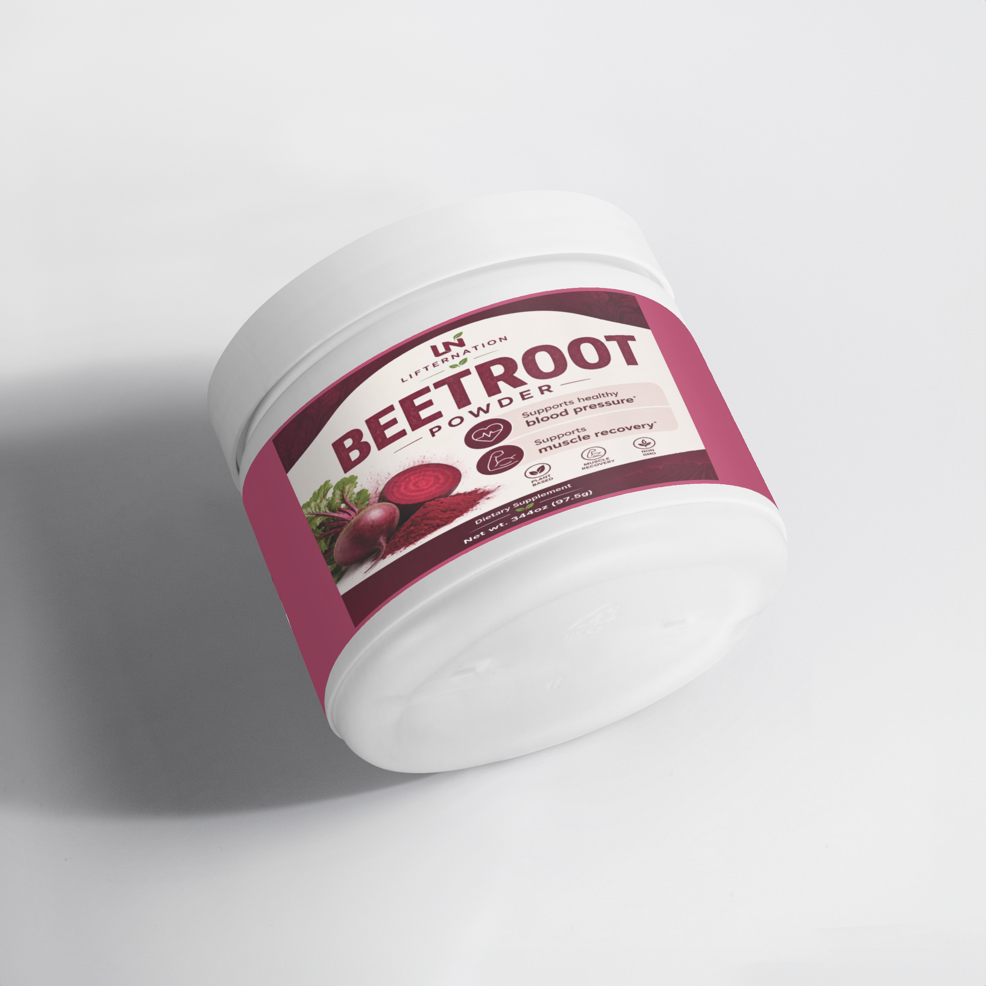 LifterNation Beetroot Powder (2875mg) Post-Workout Recovery LifterNation Supplements