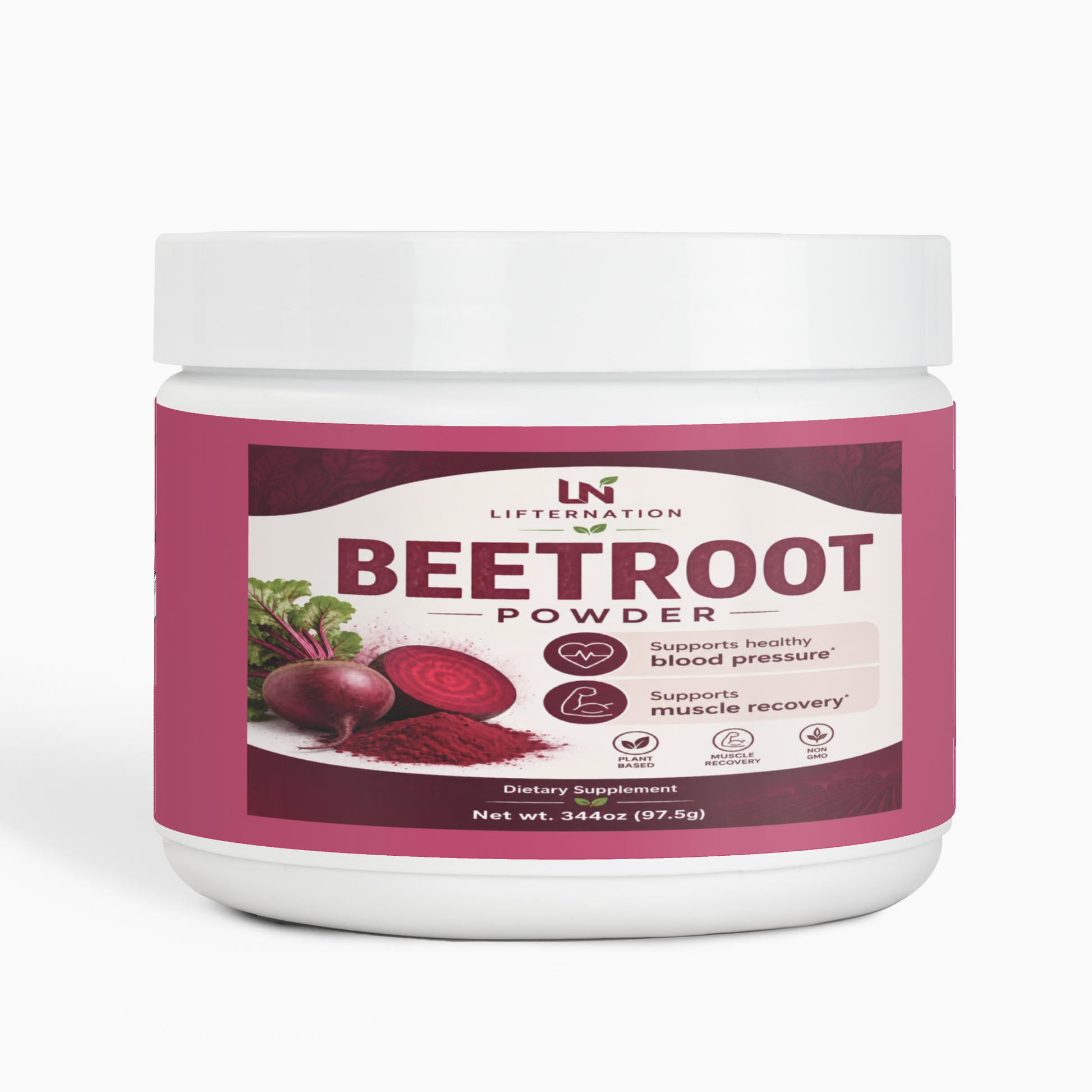 LifterNation Beetroot Powder (2875mg) Post-Workout Recovery LifterNation Supplements