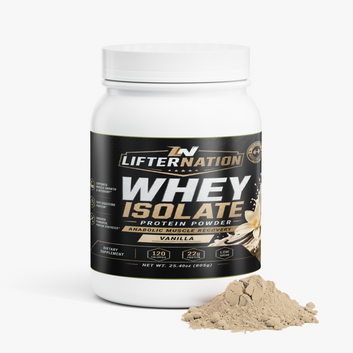 LifterNation Anabolic Muscle Recovery Whey Protein Isolate 2lbs (Vanilla)