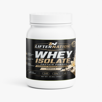 LifterNation Anabolic Muscle Recovery Whey Protein Isolate 2lbs (Vanilla) Proteins & Blends LifterNation Supplements