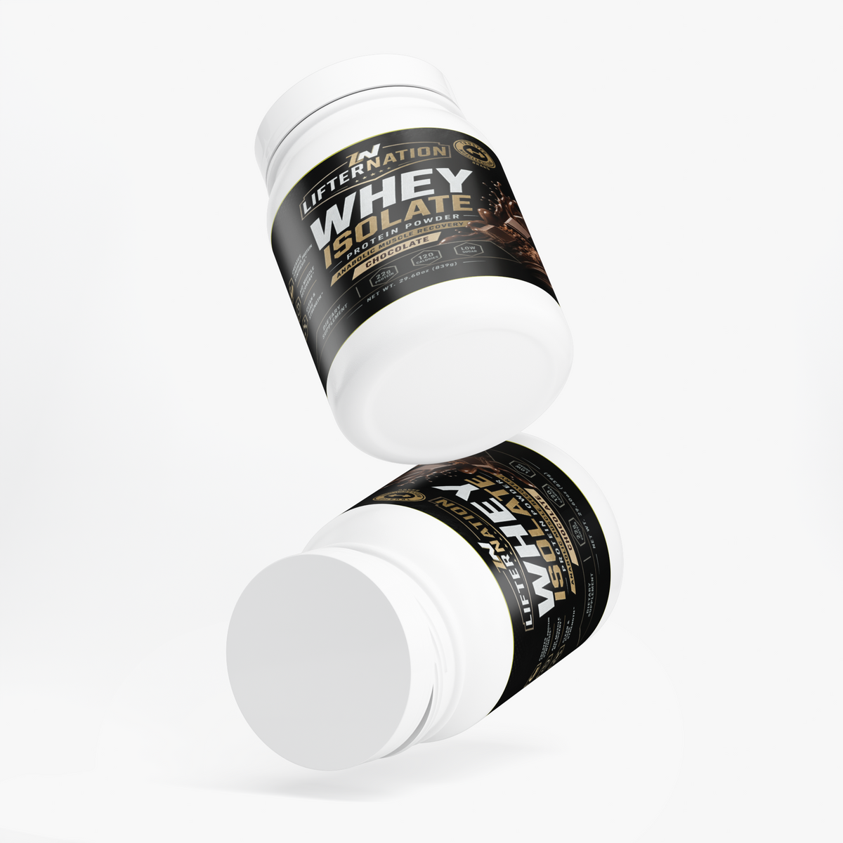 LifterNation Anabolic Muscle Recovery Whey Protein Isolate 2lbs (Chocolate) Proteins & Blends LifterNation Supplements