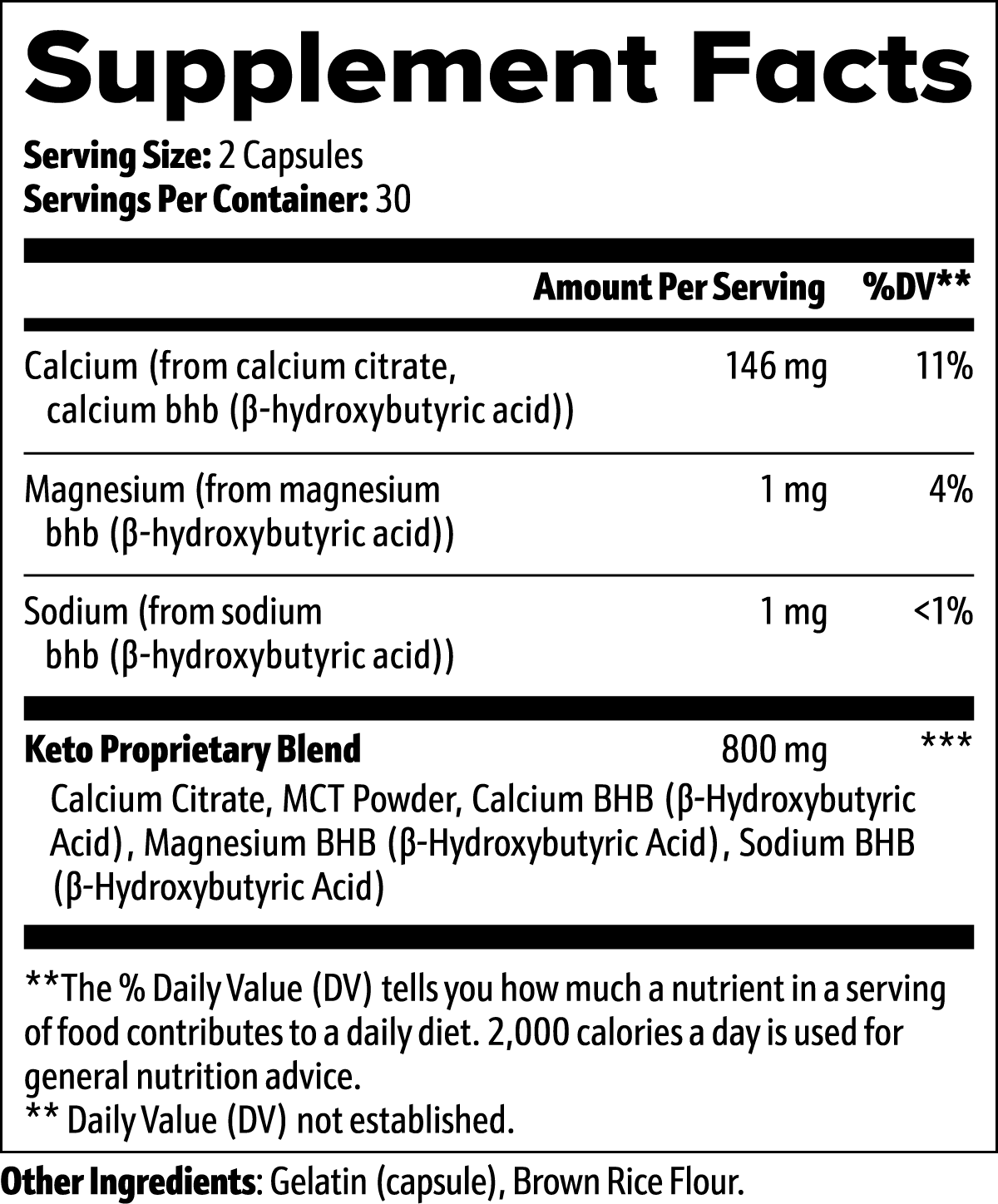 LifterNation Keto BHB (60 Capsules)