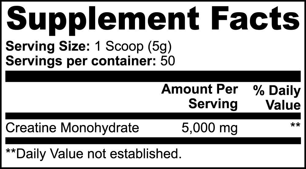 LifterNation Creatine Strength Builder (5000mg)