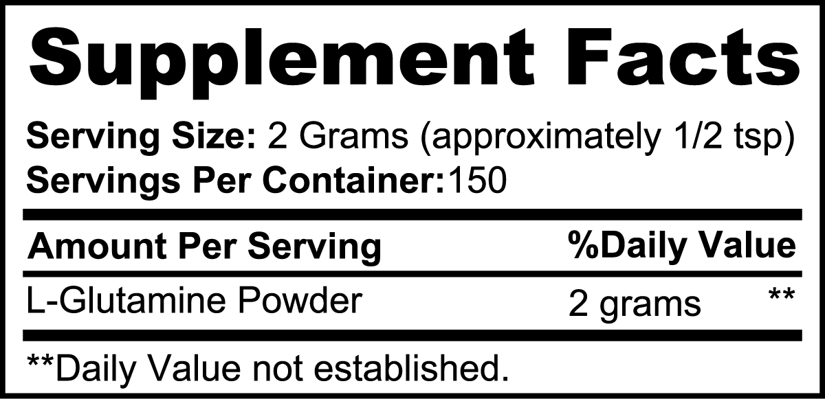 LifterNation L-Glutamine Muscle Recovery Powder (6000mg)