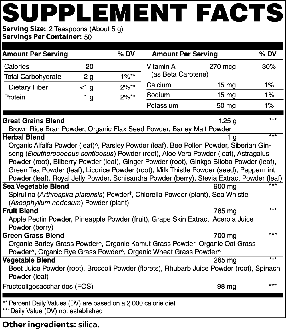 LifterNation Ultra Cleanse Smoothie Greens Powder