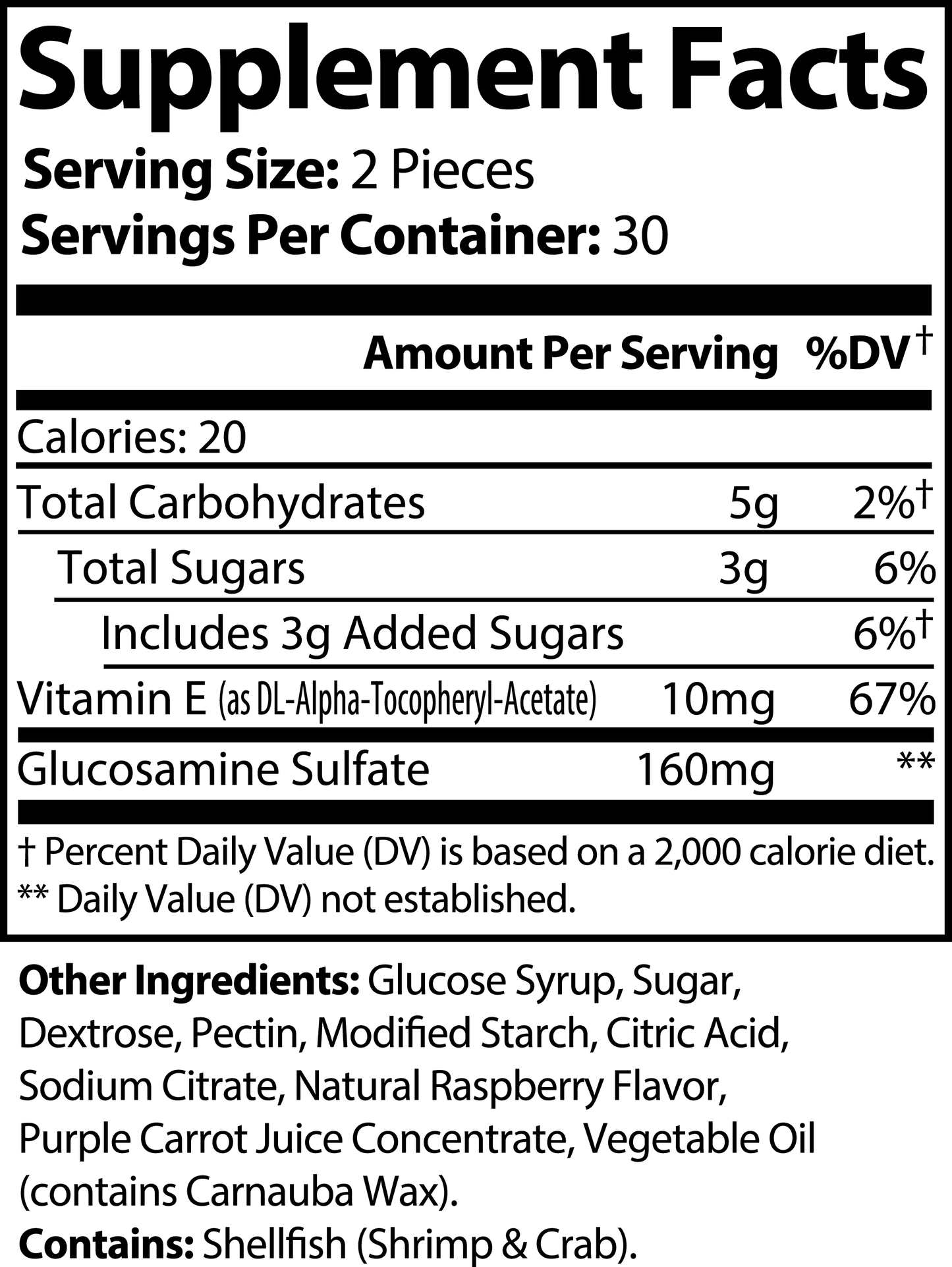 LifterNation Joint Support 60 (Adult) Gummies