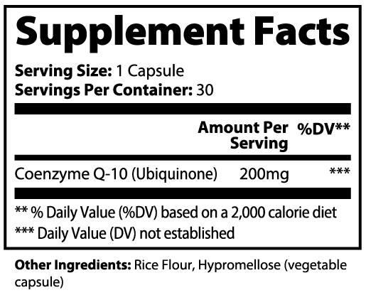 LifterNation CoQ10 (30 Capsules) Specialty Supplements LifterNation Supplements