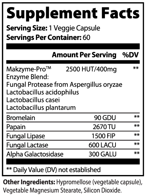 LifterNation Digestive Enzyme Pro Blend (60 Capsules) Specialty Supplements LifterNation Supplements
