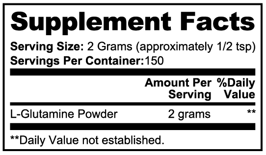 LifterNation L-Glutamine Muscle Recovery Powder (6000mg) Amino Acids & Blends LifterNation Supplements