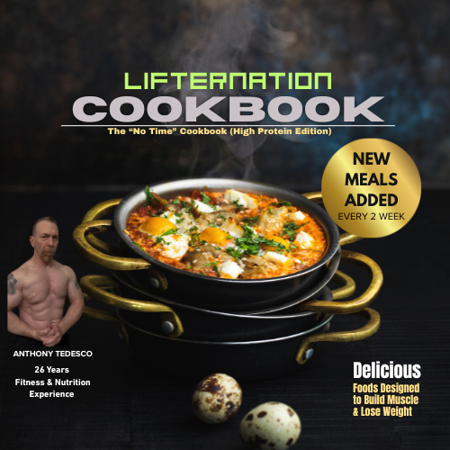 LifterNation The "No Time" Cookbook (High Protein Edition) eBook Food & Beverages LifterNation Supplements
