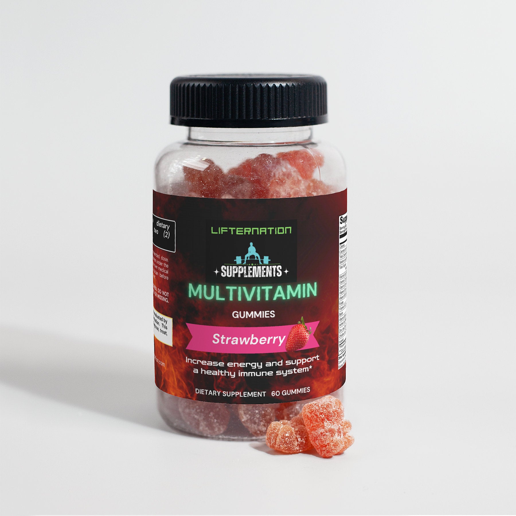 LifterNation Multivitamin 60 (Adult) Gummies Vitamins & Minerals LifterNation Supplements